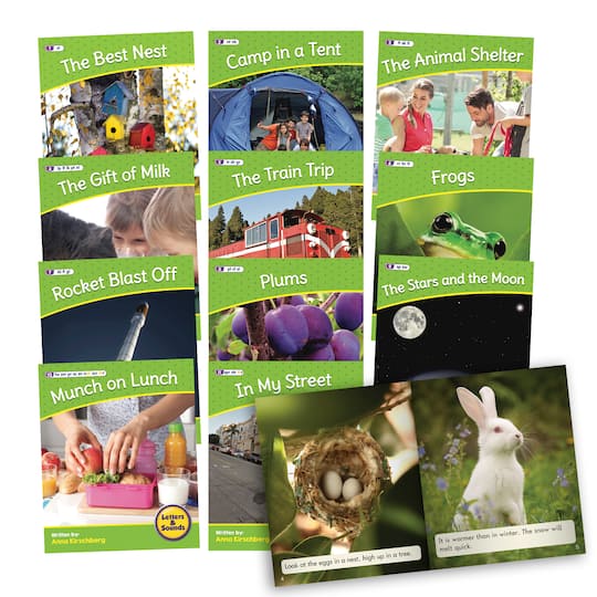 Junior Learning® Life Science Letters & Sounds Phase 4 Non-Fiction Educational Learning Set